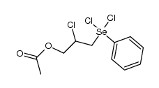 (3-acetoxy-2-chloropropyl)phenylselenium dichloride Structure