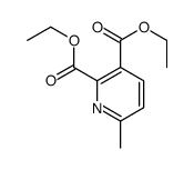 diethyl 6-methylpyridine-2,3-dicarboxylate Structure