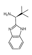 (S)-(-)-2-(α-(叔丁基)甲胺)-1H-苯并咪唑结构式