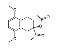 (R)-2-acetoxy-2-acetyl-5,8-dimethoxy-1,2,3,4-tetrahydronaphthalene Structure