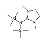 1,3-dimethyl-N,N-bis(trimethylsilyl)-1,3,2-diazaborolidin-2-amine Structure