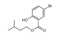 3-Methylbutyl 5-bromo-2-hydroxybenzoate Structure