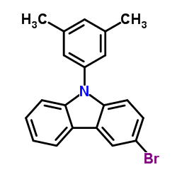 3-Bromo-9-(3,5-dimethylphenyl)-9H-carbazole Structure