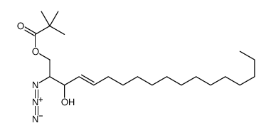 2-AZIDO-1-PIVALOYL-D-ERYTHRO-SPHINGOSINE structure