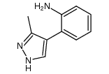 4-(2-aminophenyl)-3-methylpyrazole结构式