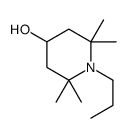 2,2,6,6-tetramethyl-1-propylpiperidin-4-ol结构式