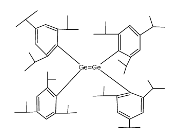 tetrakis(2,4,6-triisopropylphenyl)digermene结构式