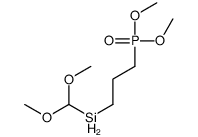 dimethoxymethyl(3-dimethoxyphosphorylpropyl)silane Structure