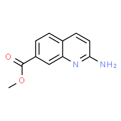 Methyl 2-aminoquinoline-7-carboxylate结构式