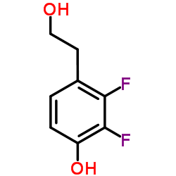 2,3-Difluoro-4-(2-hydroxyethyl)phenol Structure