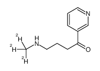 1-pyridin-3-yl-4-(trideuteriomethylamino)butan-1-one Structure