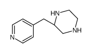 (2R)-2-(4-吡啶甲基)哌嗪结构式