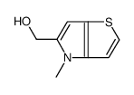 (4-甲基-4H-噻吩并[3,2-b]吡咯-5-基)甲醇结构式