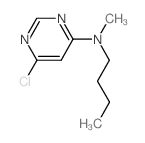 N-Butyl-6-chloro-N-methyl-4-pyrimidinamine Structure
