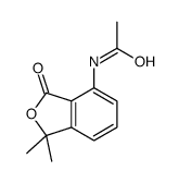 N-(1,1-dimethyl-3-oxo-2-benzofuran-4-yl)acetamide Structure