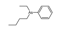 Phenyl-ethyl-butylarsine Structure