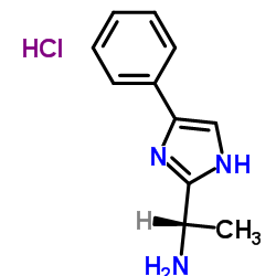 (S)-1-(4-PHENYL-1H-IMIDAZOL-2-YL)ETHANAMINE HYDROCHLORIDE Structure