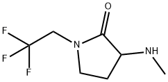 3-(methylamino)-1-(2,2,2-trifluoroethyl)pyrrolidin-2-one Structure