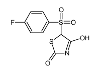 5-(4-fluorophenyl)sulfonyl-1,3-thiazolidine-2,4-dione Structure