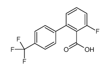 2-fluoro-6-[4-(trifluoromethyl)phenyl]benzoic acid结构式