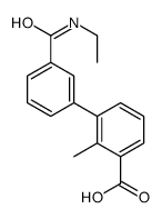 3-[3-(ethylcarbamoyl)phenyl]-2-methylbenzoic acid Structure