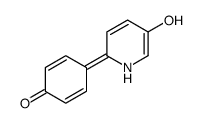 4-(5-hydroxy-1H-pyridin-2-ylidene)cyclohexa-2,5-dien-1-one Structure