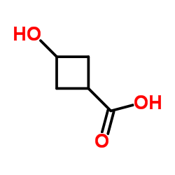 3-Hydroxycyclobutanecarboxylic acid structure