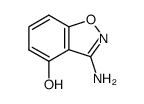 1,2-Benzisoxazol-4-ol,3-amino-(9CI) structure