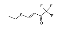ethyl β-(trifluoroacetyl)vinyl sulfide结构式