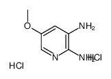 5-甲氧基-2,3-吡啶二胺二盐酸盐结构式