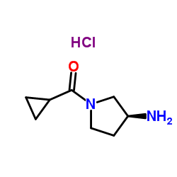 (S)-(3-aminopyrrolidin-1-yl)(cyclopropyl)methanone hydrogen chloride picture