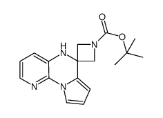 tert-butyl 5'H-spiro[azetidine-3,6'-pyrido[3,2-e]pyrrolo[1,2-a]pyrazine]-1-carboxylate Structure