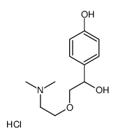 4-[2-[2-(dimethylamino)ethoxy]-1-hydroxyethyl]phenol,hydrochloride结构式