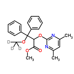 rac-Ambrisentan-d3 Methyl Ester结构式