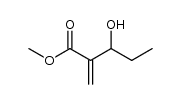 3-hydroxy-2-methylene-pentanoic acid methyl ester Structure