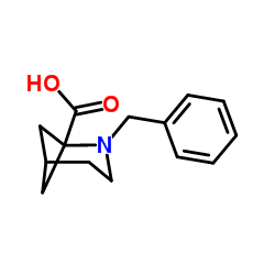 2-苄基-2-氮杂双环[3.1.1] 庚烷-1-羧酸结构式