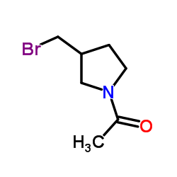 1-(3-BroMoMethyl-pyrrolidin-1-yl)- ethanone picture