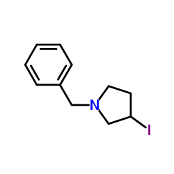 1-Benzyl-3-iodopyrrolidine结构式