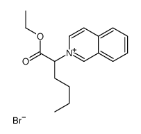 ethyl 2-isoquinolin-2-ium-2-ylhexanoate,bromide Structure