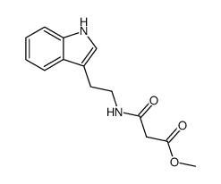 methyl 3-{[2-(1H-indol-3-yl)ethyl]amino}-3-oxopropanoate Structure