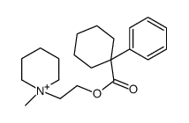 2-(1-methylpiperidin-1-ium-1-yl)ethyl 1-phenylcyclohexane-1-carboxylate Structure