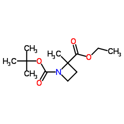 1-tert-butyl 2-ethyl 2-methylazetidine-1,2-dicarboxylate picture