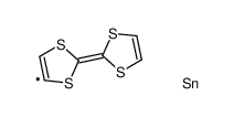 [2-(1,3-dithiol-2-ylidene)-1,3-dithiol-4-yl]-trimethylstannane结构式