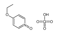 4-ethoxy-1-oxidopyridin-1-ium,perchloric acid Structure