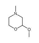 Morpholine, 2-methoxy-4-methyl- (9CI) Structure