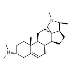 N,N-Dimethylconanin-5-en-3α-amine Structure