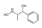 (1R,2S)-2-(hydroxyamino)-1-phenylpropan-1-ol Structure
