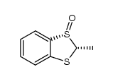 racemic cis-2-methyl-1,3-benzodithiole-1-oxide结构式