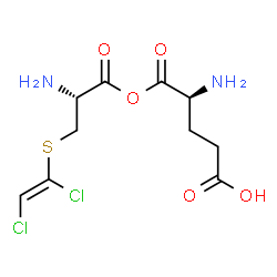 glutamyl-S-(1,2-dichlorovinyl)cysteine structure