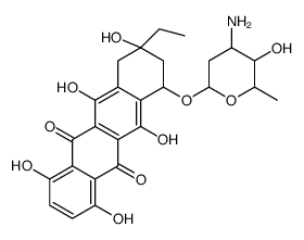 1-hydroxy-13-deoxocarminomycin Structure